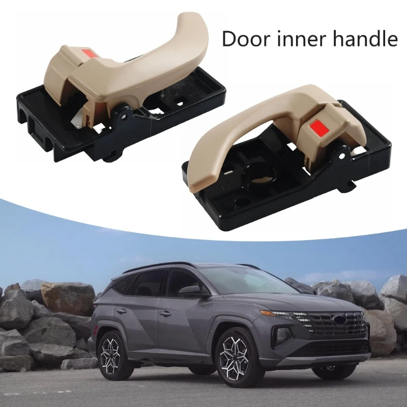 Auto Interior Door Handle Front Left Right Replacement Car Accessories Fit for 82620-2E000 82610-2E000 Easy Installation