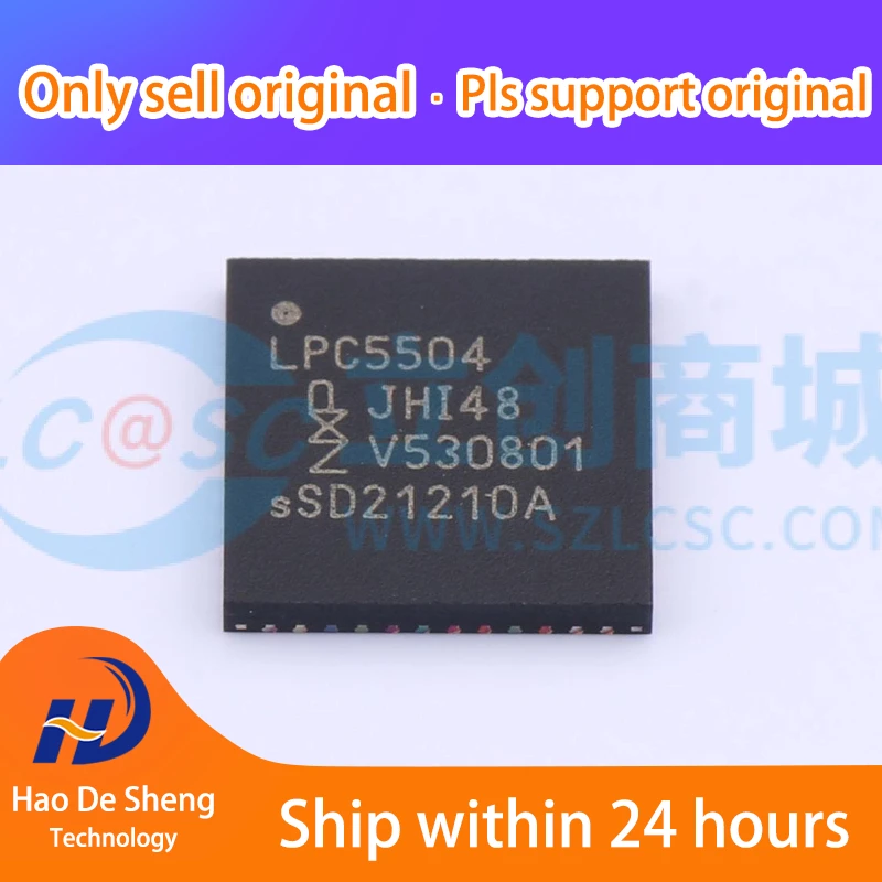 

10 шт./лот LPC5504JHI48EL HVQFN-48 новая Оригинальная фотография