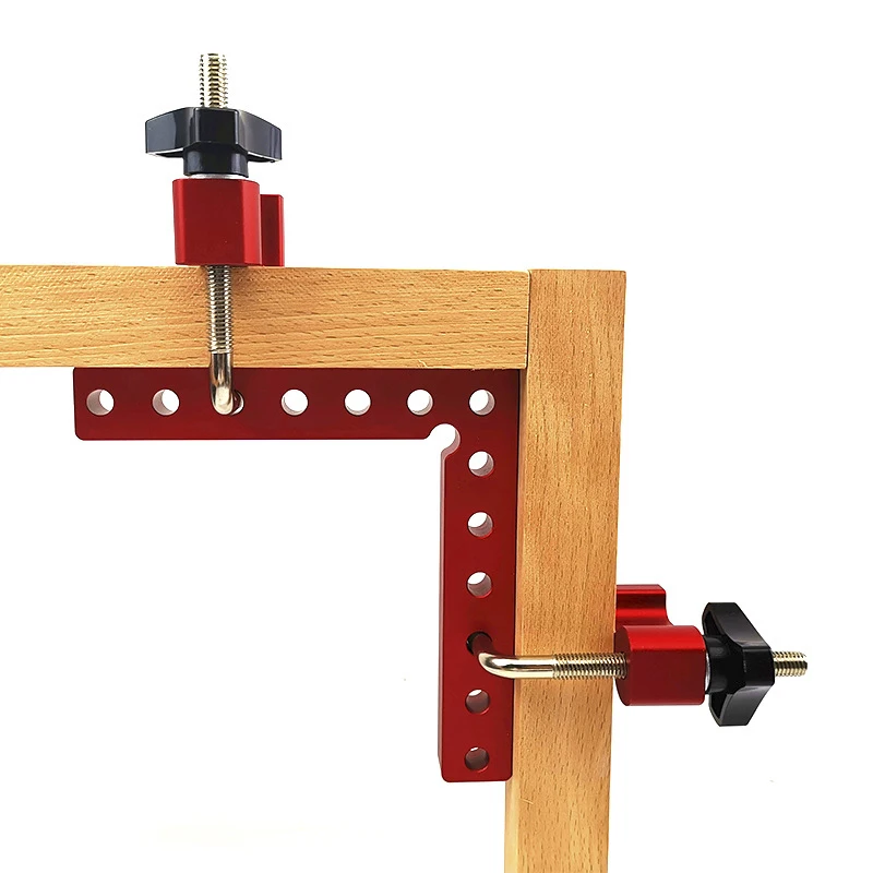 90 Degrees L-Shaped Auxiliary Fixture Splicing board Positioning Panel Fixed clip Carpenter's Square Ruler Woodworking tool