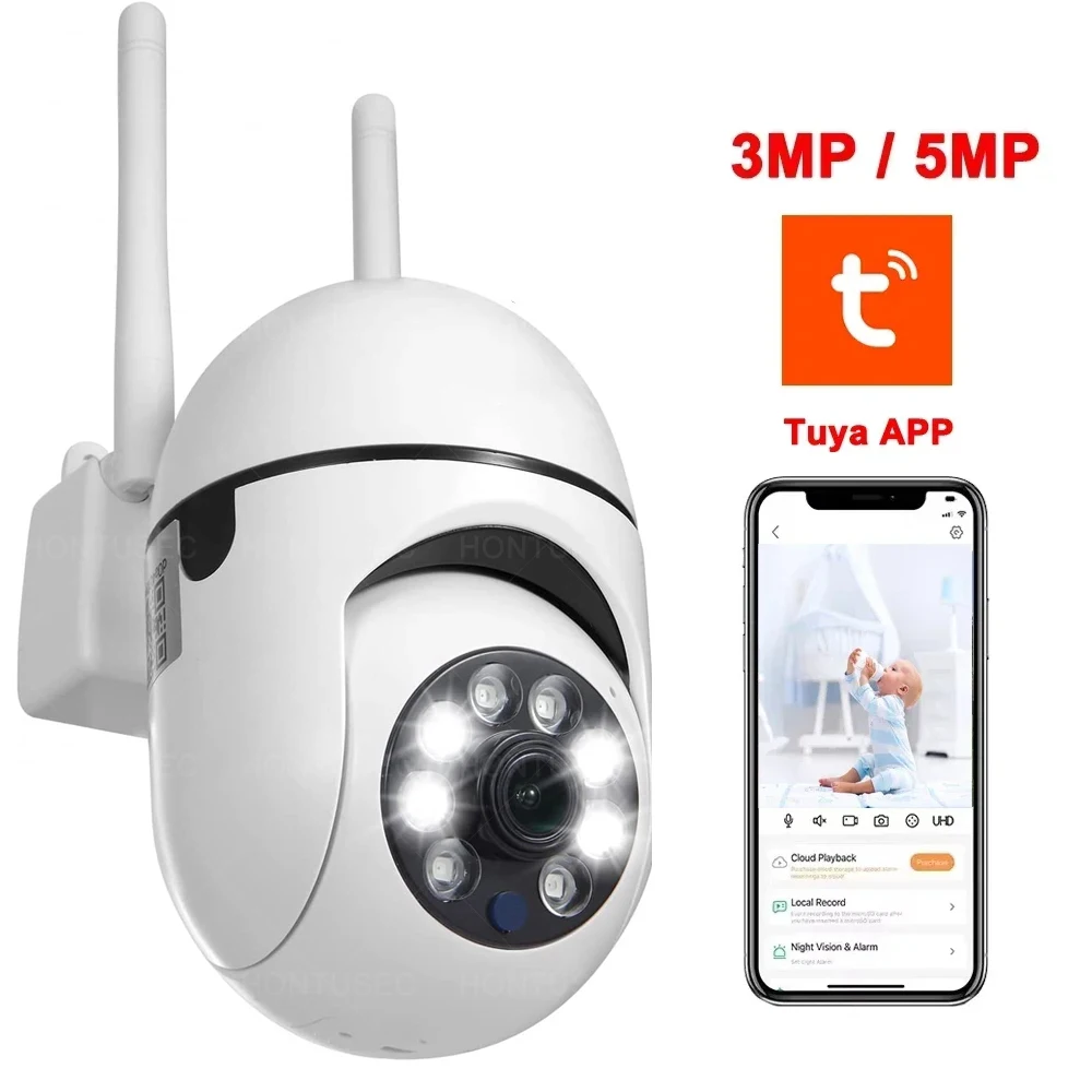 5G 2.4G Dual Frequency YI IoT 5MP WiFi PTZ Camera Outdoor Security Wifi Camera Motion Detection Auto Tracking Alexa Google Home
