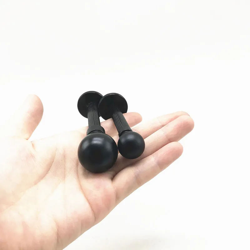 Soporte de cabeza de bola de 17mm y 25mm, adaptador largo de tornillo de 1/4 "para cámara de acción Gopro Insta360, soporte para teléfono, soporte para GPS