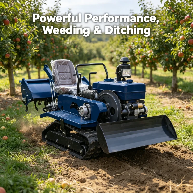 Cordless Battery Garden Tiller Lightweight Rotary Cultivator Low Noise Home Backyard Vegetable Tilling Machine