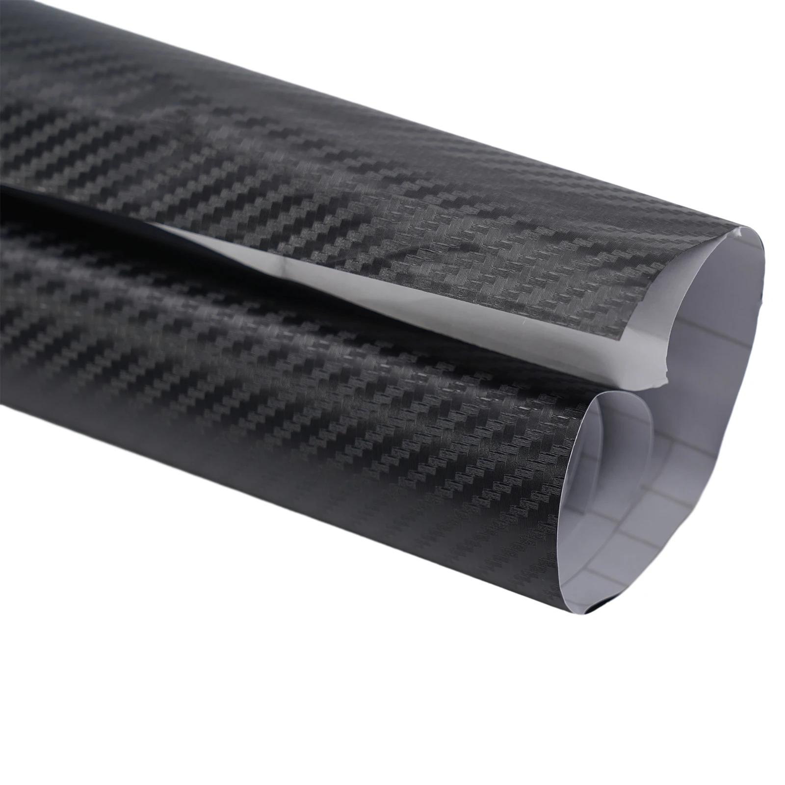 Bumper Car Sticker Decals Fender Foil Inner Interior Waterproof Replacement 3D Carbon Fiber Style Black  Bumper