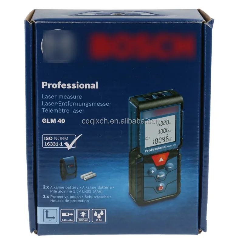 Bosch Laser Misura GLM 40 Professionale IP54 Compatto e Robusto