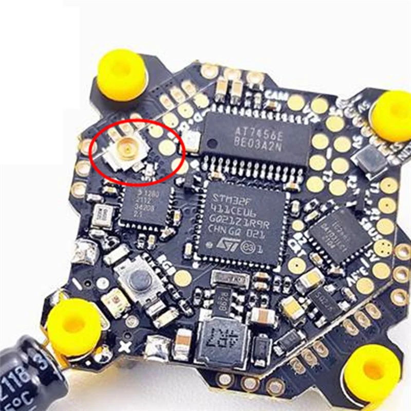 ABJF-5V2A BEC搭載 F411 AIO フライトコントローラー MATEKF411 ELRS受信機 MPU6500ジャイロ OSD搭載 FPVレーシング/RCドローン用