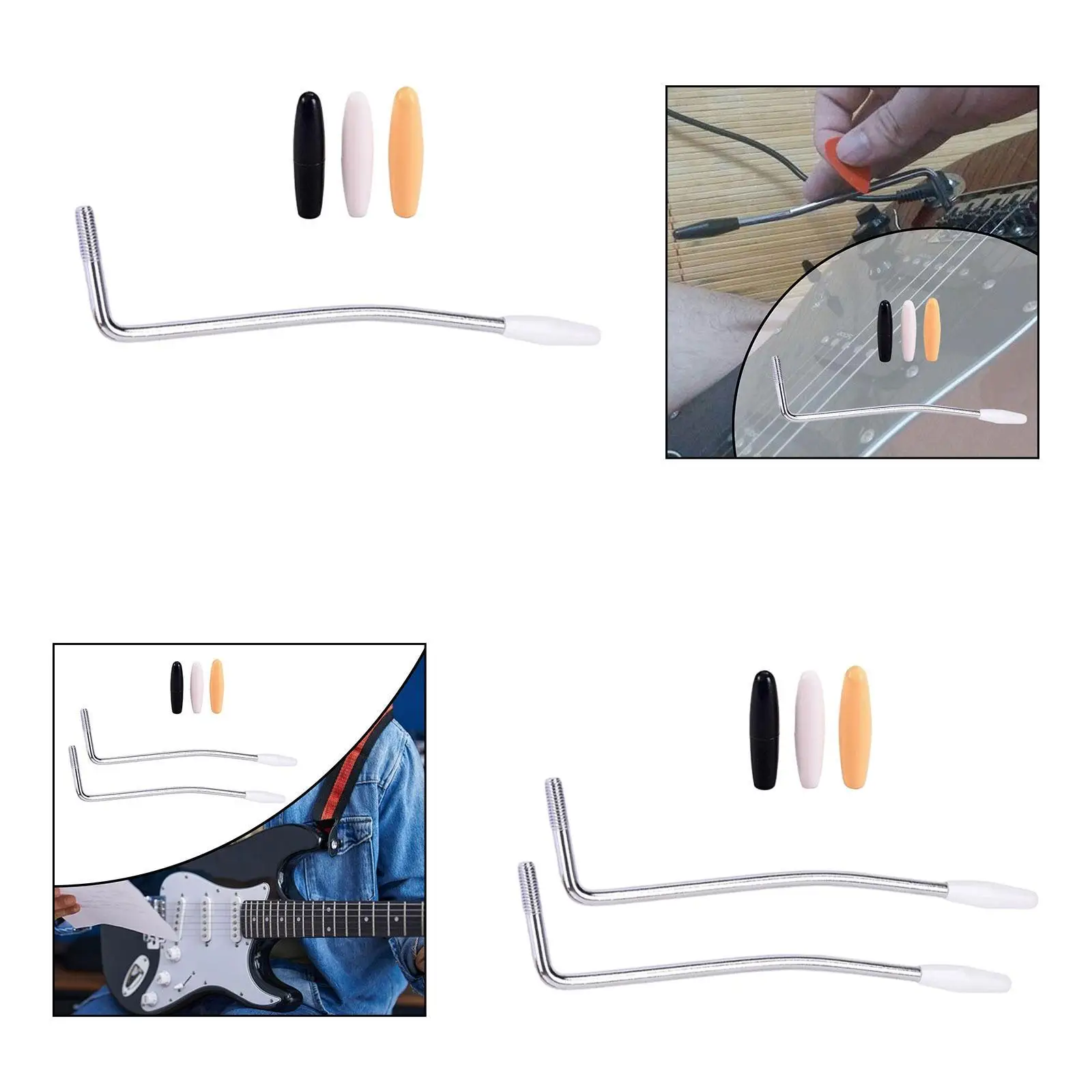 

Tremolo Handle Guitar Parts Tremolo Bridge System Musical Instrument Whammy Bridge Bar Guitar Vibrato Arm Bridge Tremolo Bar