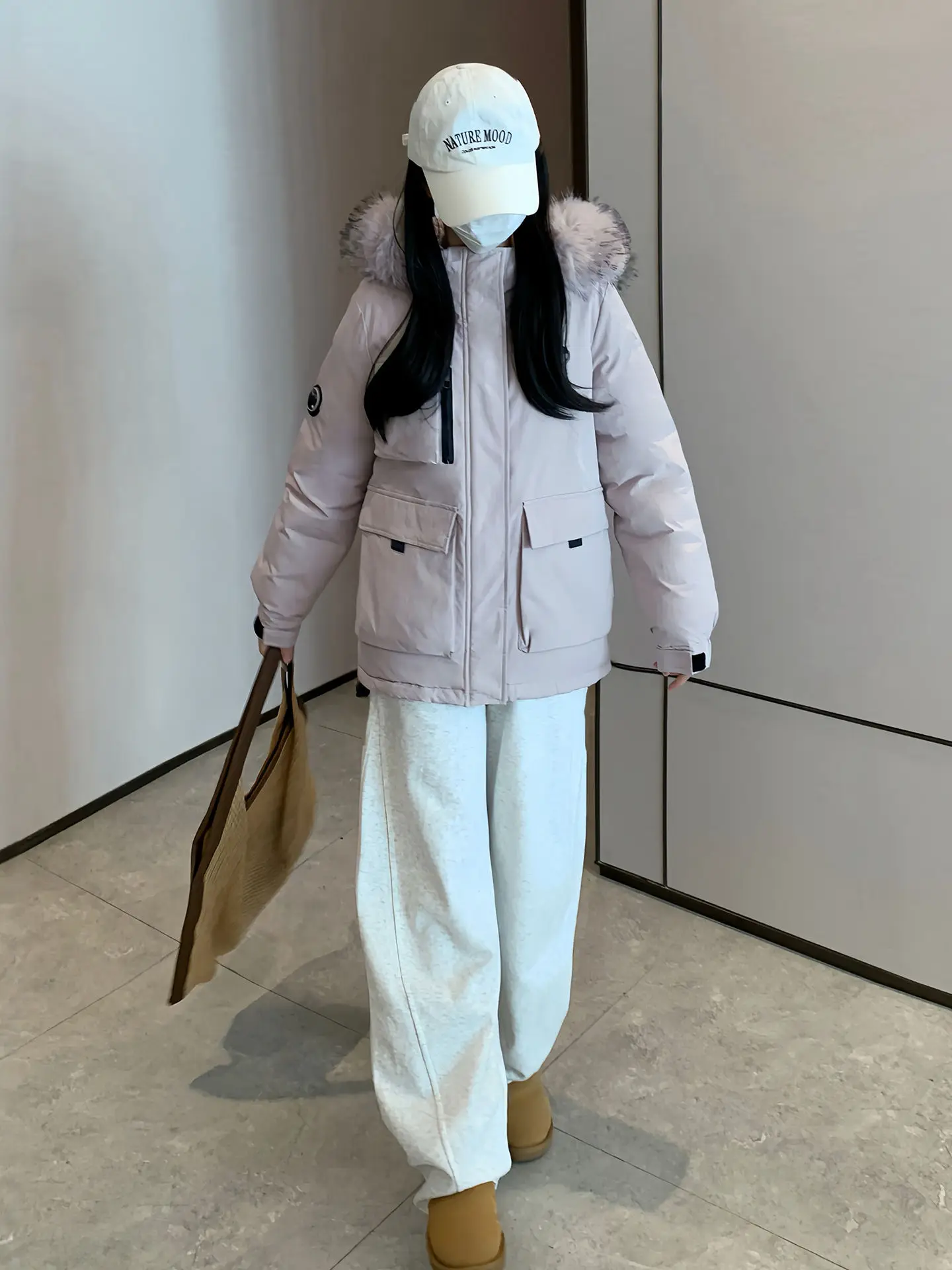 

Куртка-парка женская осенняя с бантом, утягивающая талию, водонепроницаемая, облегающая, с боковой молнией, универсальная, с принтом «сердце» и леопардом, в стиле «мок-гёрл»