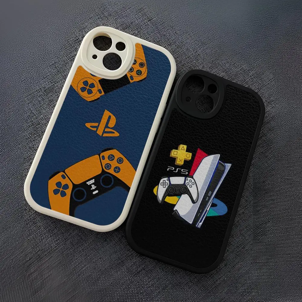 Ps5 Hot Game PlayStation Phone Case For Iphone 16 15 14 12 13 Pro Max 11 Mini Xs Puls Lambskin Silicone Cover