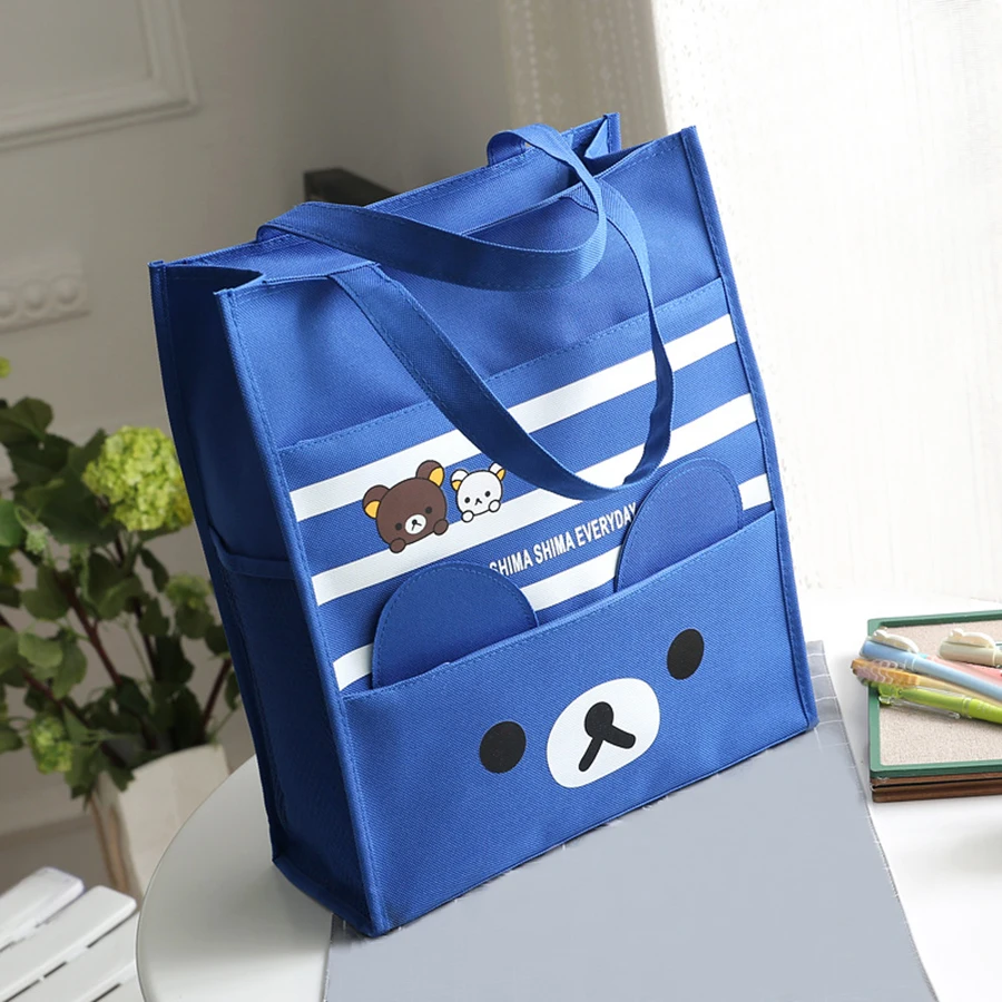 

Unisex tote bag, cartoon book bag, portable handbag, storage bag, versatile student bag