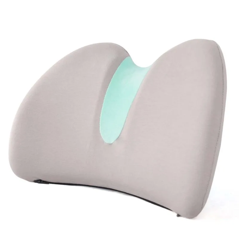 New Memory Sponge Waist Support Seat Cushion and Backrest Kit - Car Cushion for Posture Correction