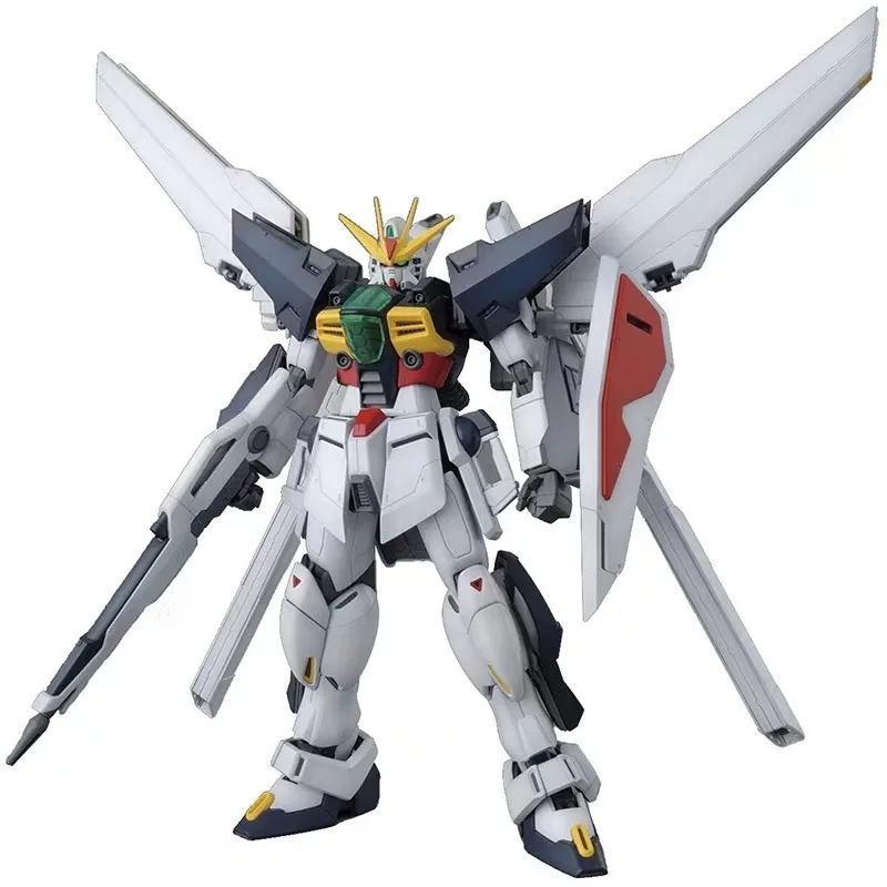 Original Bandai Gundam Anime Figure MG 1/100 MG GX-9901-DX Gundam Double X DX Assembly Model Action Figures Collect Robot Toys