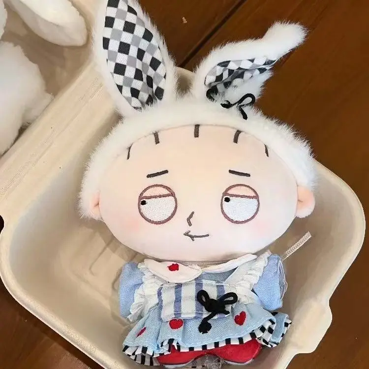 Gefüllte 10 cm große Peter Griffin Familienknödel-Plüschpuppe, Schlüsselanhänger, Cartoon-Druck, süßes Spielzeug, Geschenk für Freunde oder Kinder