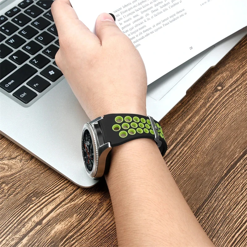 Silicone Watch Strap For Xiaomi Mi Watch Color Sport Bracelet 22mm Watchband Replacement Band For Mi Watch Color 2 Accessories image 3