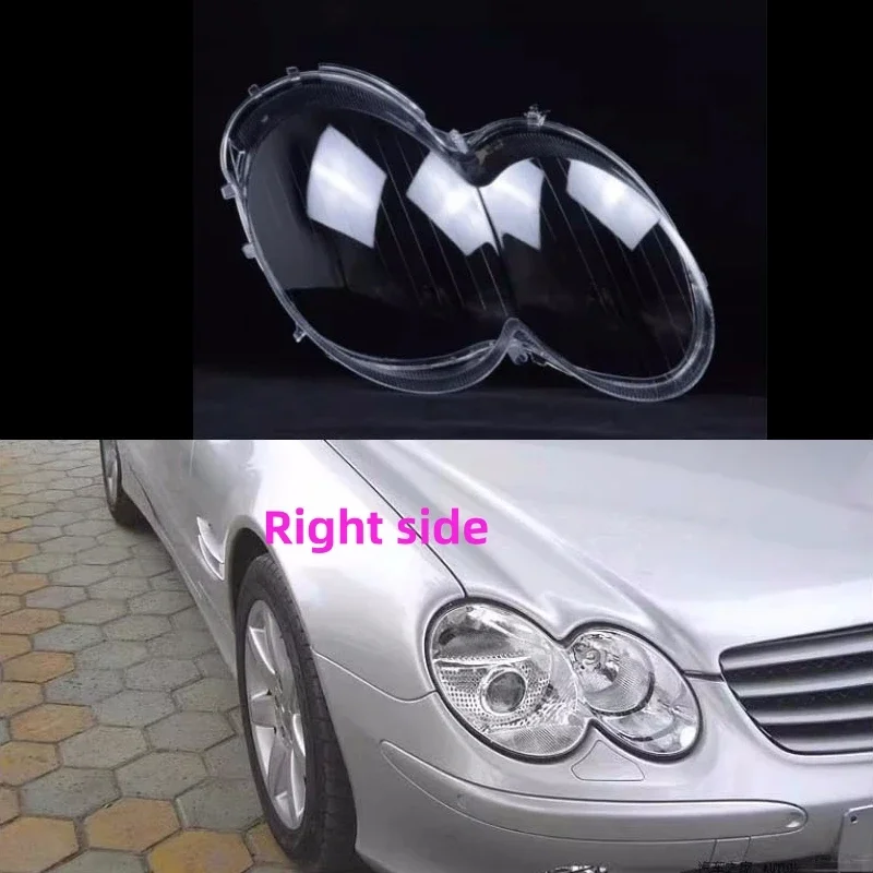 For Mercedes Benz SL 2004 2005 2006 2007 Car Headlight Shell Replacement Headlight Cover Headlamp Lens Headlight Glass