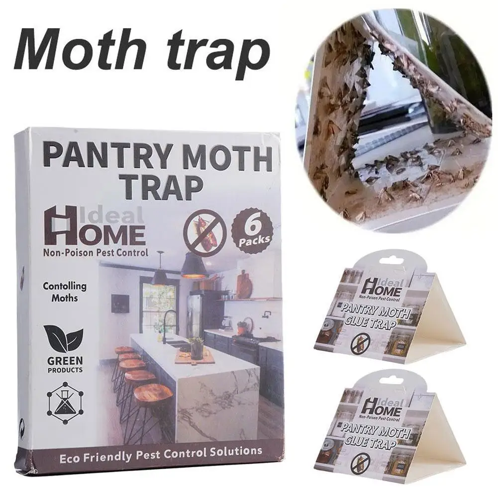 

Moth Traps Organic Clothes Moth Trap with Lure for Closets & Carpet Odorless Sticky Traps Moth Treatment & Prevention Trap A3E4