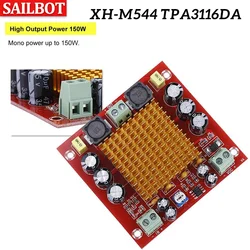 TPA3116DA DC 12V 24V 150W TPA3116D2 Mono Channel Digital Power Amplifier Amp Board With Preamplifier XH-M544