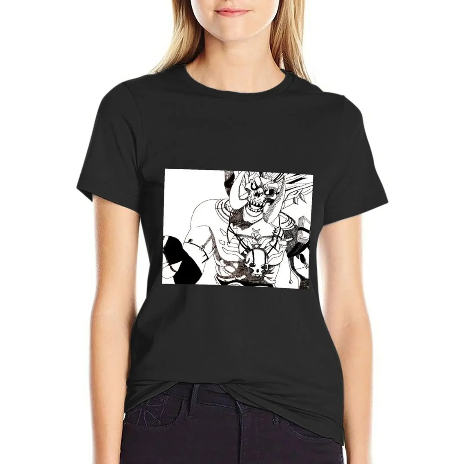 

Bwonsamdi T-Shirt quick-drying oversized blacks fashion woman blouse 2025