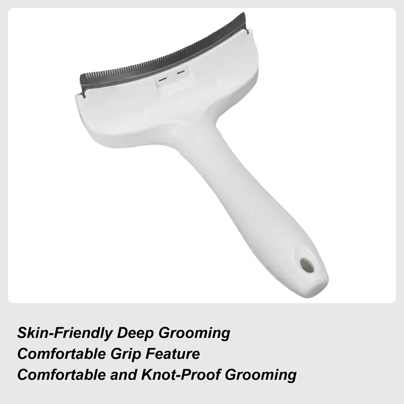 Slicker Brush For Dogs Undercoat Deshedding Tool For Dogs Cats Puppy Kitten Detangling Dematting Rake Shedding Tool For Pet - view 3