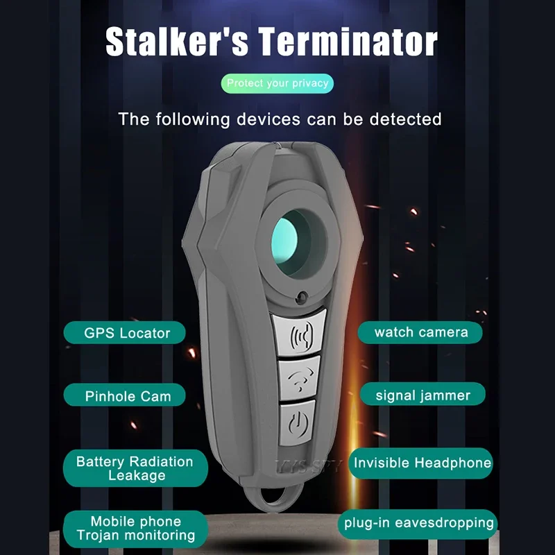 Anti Spy Find Hidden Camera Detector Security Gadgets Espion Detection Invisible Small Cam Finder GSM GPS RF Signal Scanner