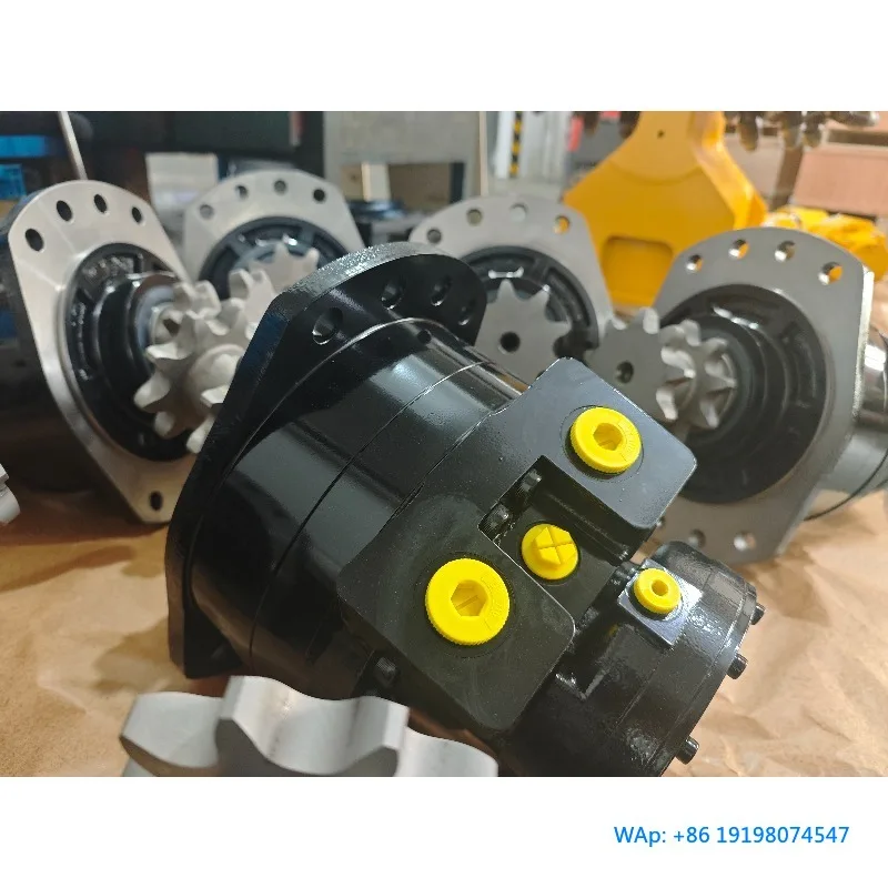 

Гидравлический мотор с большим рабочим объемом, валового типа, с тормозом