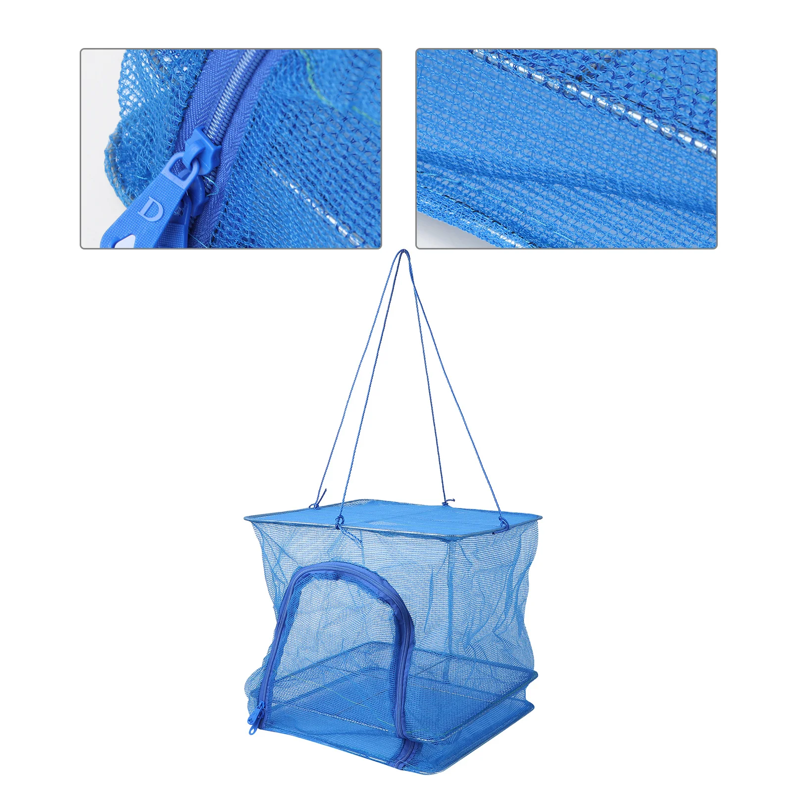1Pcs Mesh Trocknen Rack Tragbare Garnelen Fisch Trocknen Net Hangable Obst Gemüse Korb Trockner für Home Camping Trockner Lagerung tasche