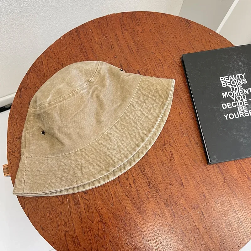 Chapeau en denim délavé pour hommes et femmes, chapeau de poisson Suffolk, casquettes Bob unisexes, chapeau Hip Hop Gorros, andercoupe-vent