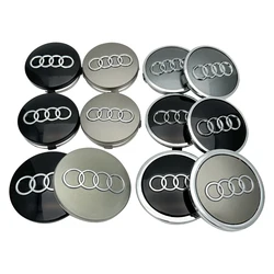 4pcs 60mm 61mm 68mm 69mm Car Styling Wheel Center Cap Hub Covers Badge 4B0601170 For Audi A3 A4 A5 A6 A7 A8 S4 S6 Accessories