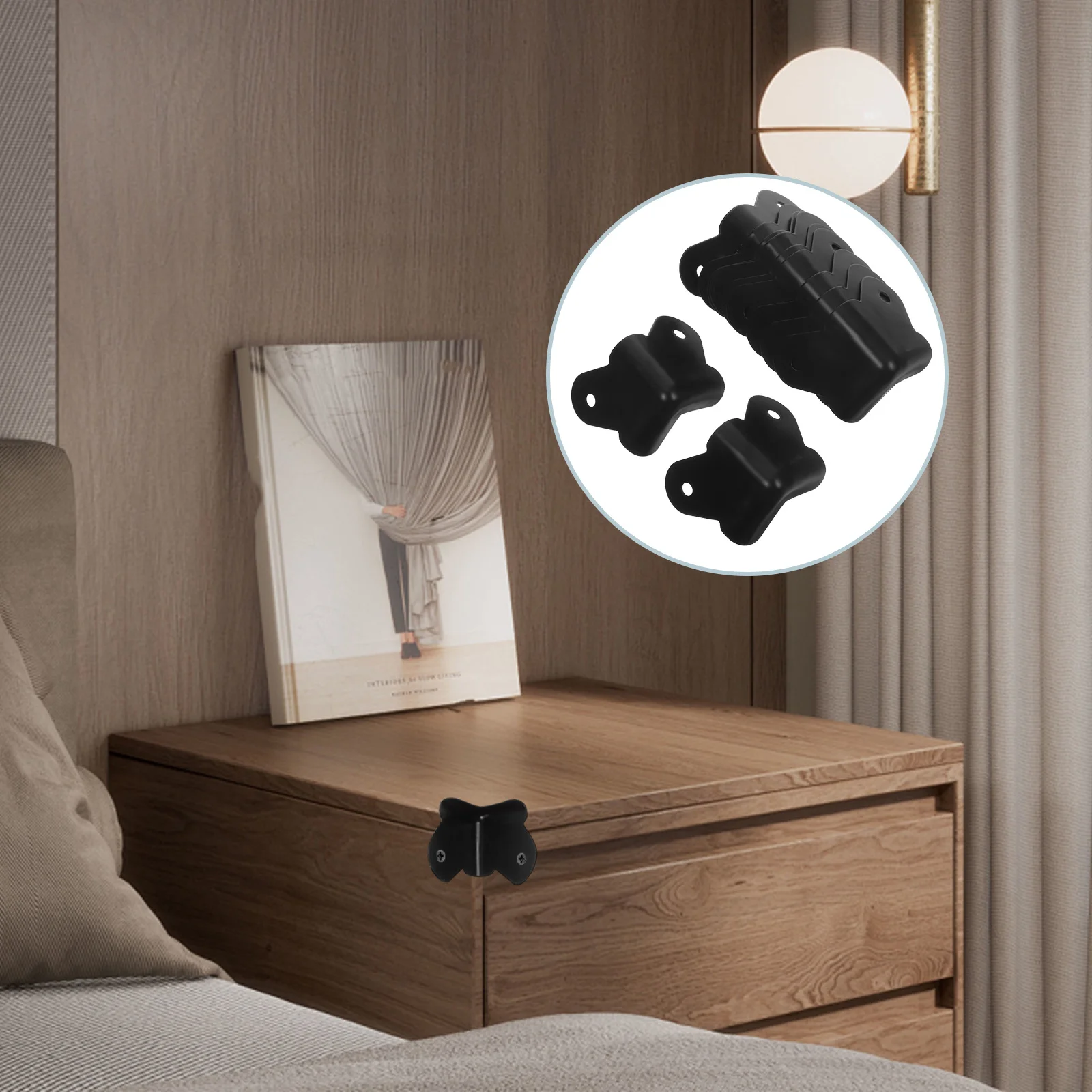 

12pcs Speaker Corner Protectors Metal Anti-Collision Guard For Furniture Guitar Box Diy Protection Corners Safety Bumpers