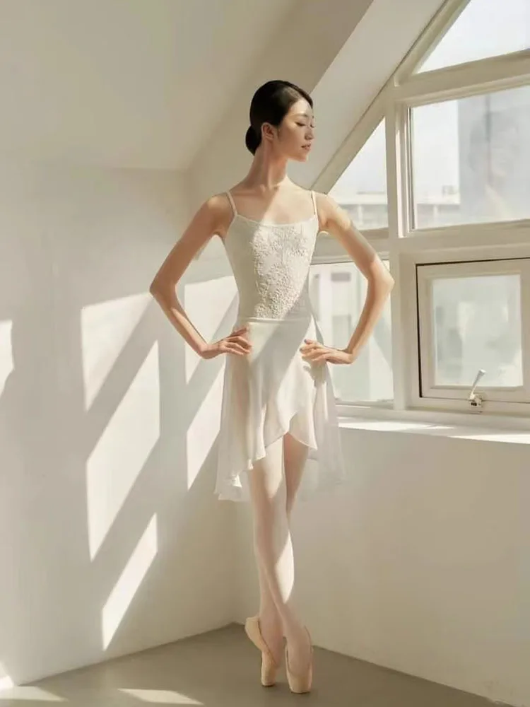 Ballet Burnout Turnpakje Strakke pasvorm Dansoefenpak Gymnastiekbodysuit Damesfluwelen stof Balletdanskleding