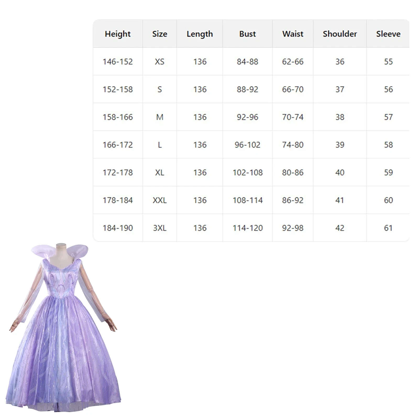 فستان Glinda التنكري الساحرة الموسيقية للنساء ذو الطبقات الوردية مع قفازات وقبعات وباروكات زي حفلات الهالوين #4