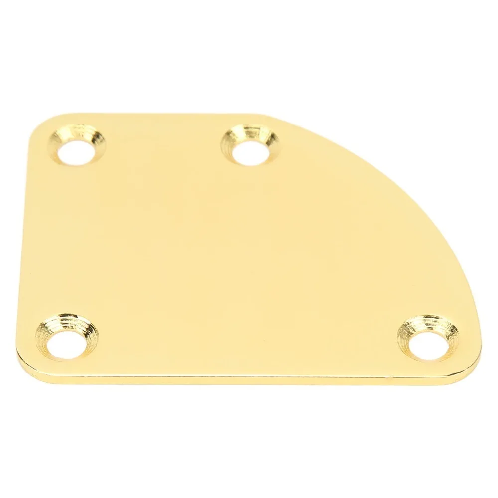 ​Curved Cutaway​ Electric Guitar Neck Plate​ ​Semi Round Joint​ ​Back Mounting ​Guitar Neck Plate​ ​Guitar Bass Parts​