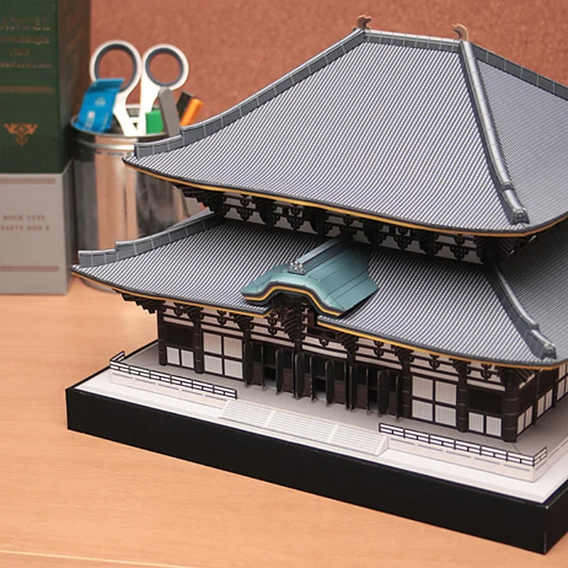 Japan Todai-ji Tempel Halle 3D Papier Modell Haus Papercraft DIY Kunst Origami Gebäude Teenager Erwachsene Handgemachte Handwerk Spielzeug QD-174