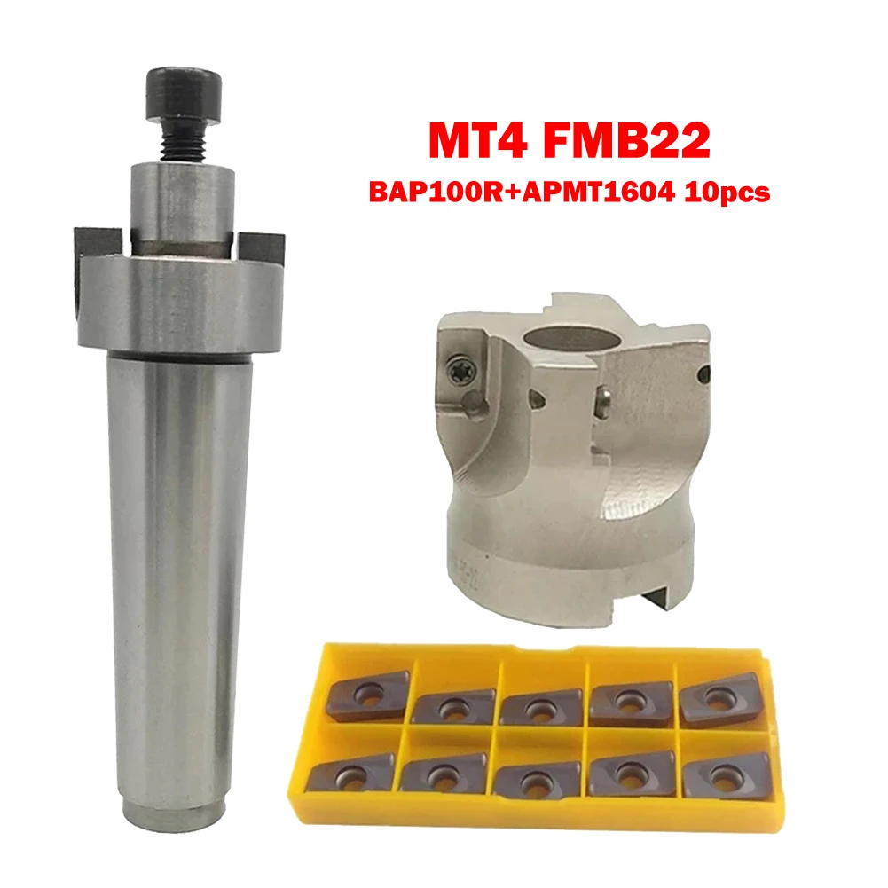 

400R 50mm CNC End Milling Cutter CNC End Milling Cutter MT4 FMB22 Shank Machining Range Material Carburizing Depth