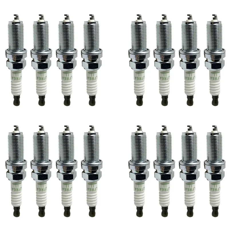 16PCS 22401-8H516 LFR6A11 3672 Spark Plug For Yamaha F115 F225 F250 F300 Nissan Almera Primera LF115/250/300 LFR6A-11-Boom