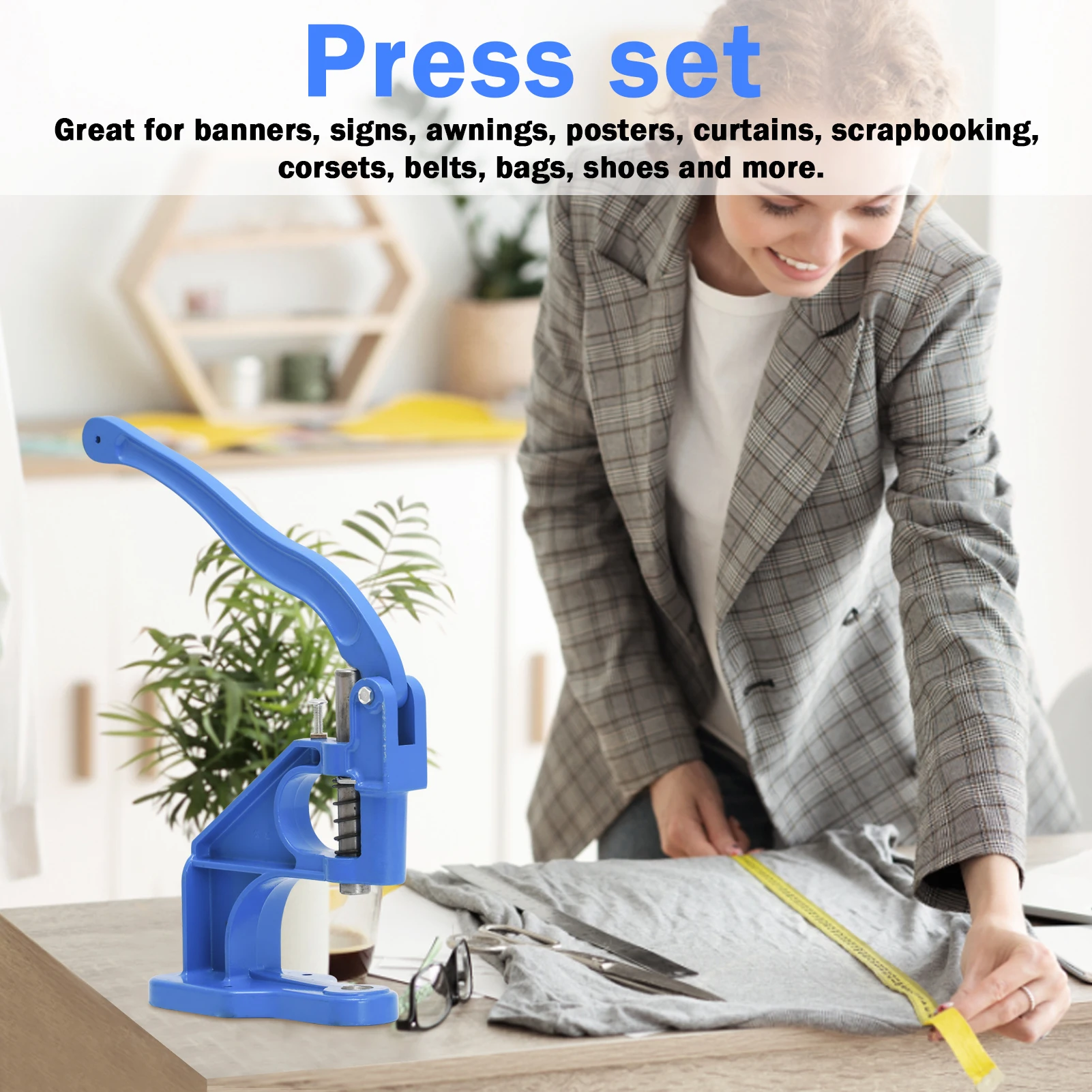 آلة جروميت معدنية، مكبس العيينة، مجموعة ضغط يدوية مع 3 قوالب وحلقات 1500 6/10/12 مم