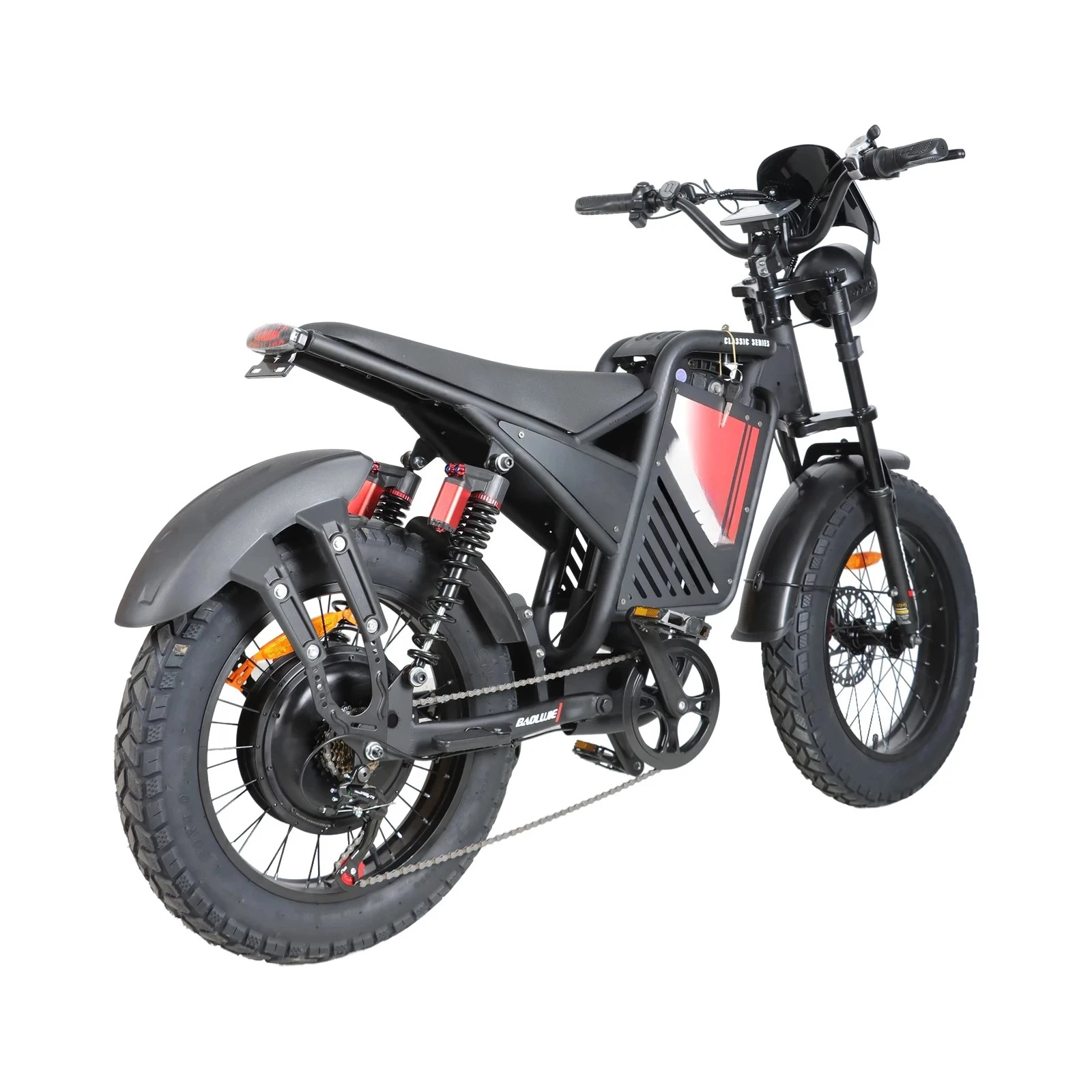 Motor 60V 30AH Battery Max Speed 42 MPH Electric Bike 20*40 Inch  Tire E-Bike Electric Motorcycle for Adult