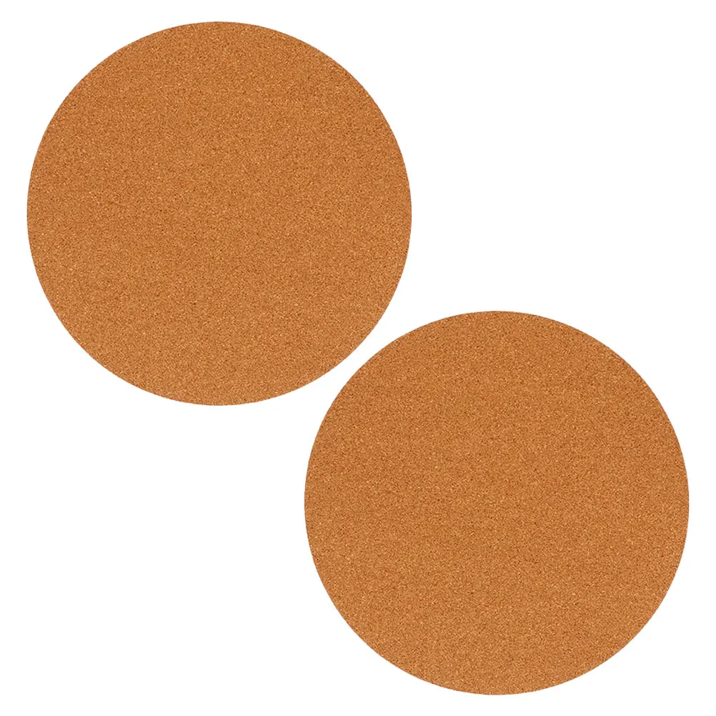 

2Pcs Round Cork Absorbent Coasters Plant Pot Mats Drink Coasters Protective Table Mats Indoor Saucers DIY Pot Holders