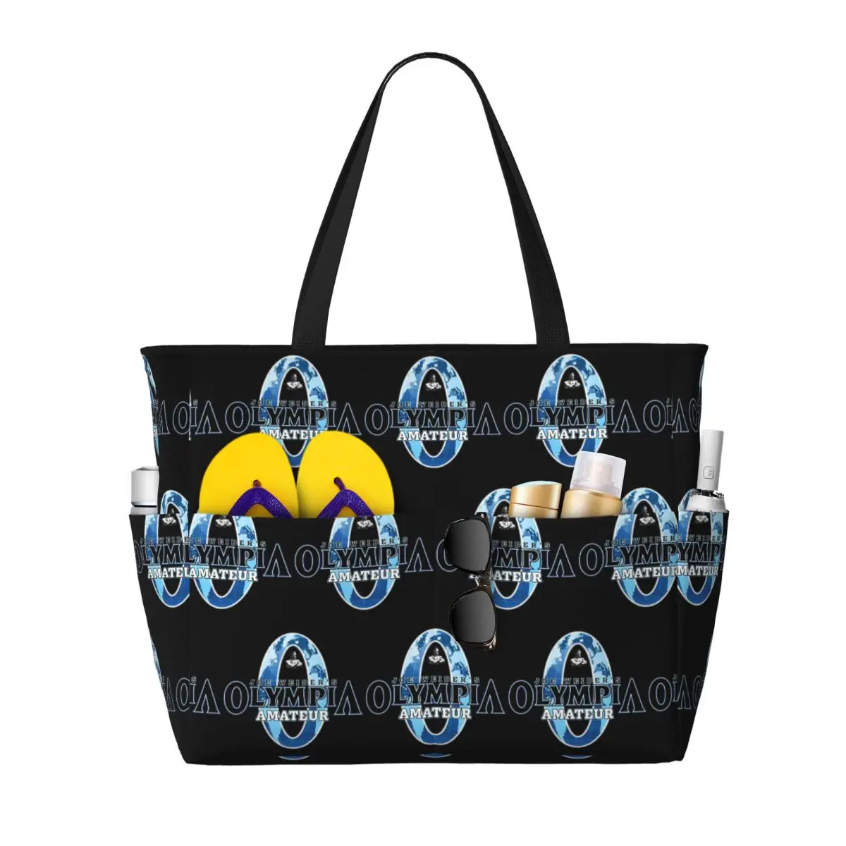 

Future Mr OLYMPIA Motivations Beach Tote Bag Sport Gym Yoga Duffle Large Tote Bag Women Travel Bag Fitness bag