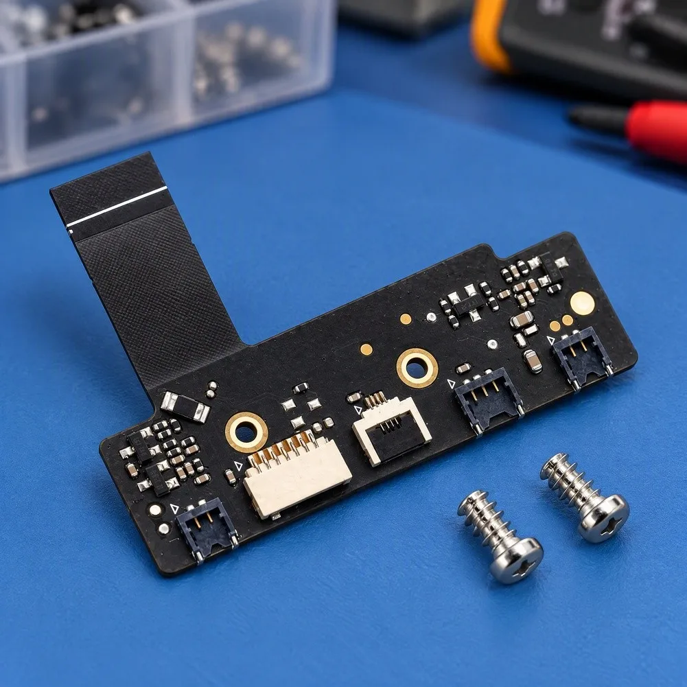 Toolhead Interface Board for BambuLab For X2D For 3D Printer 1PC Black Plastic 51.1mm x 38mm Designed for Seamless Integration