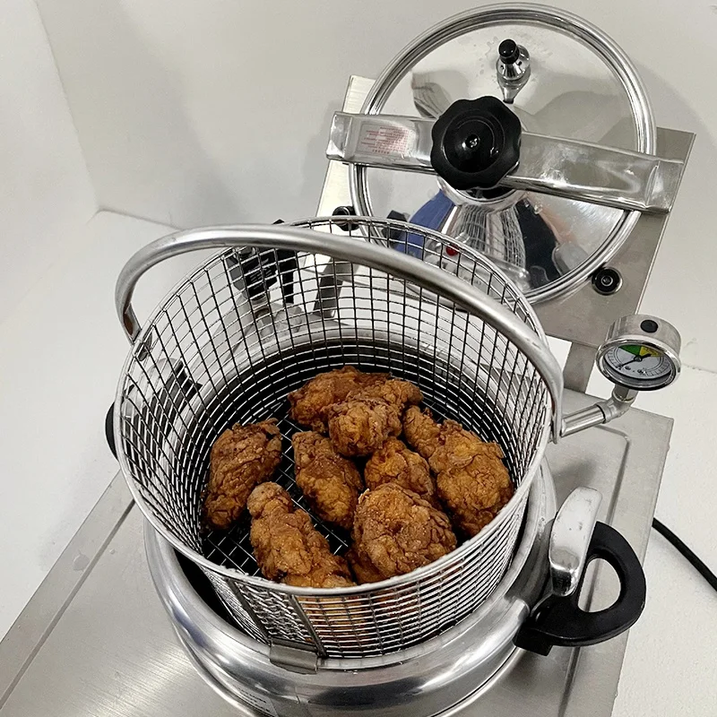 CE Certificated Stainless Steel Gas Pressure Fryer Chicken Broast Machine