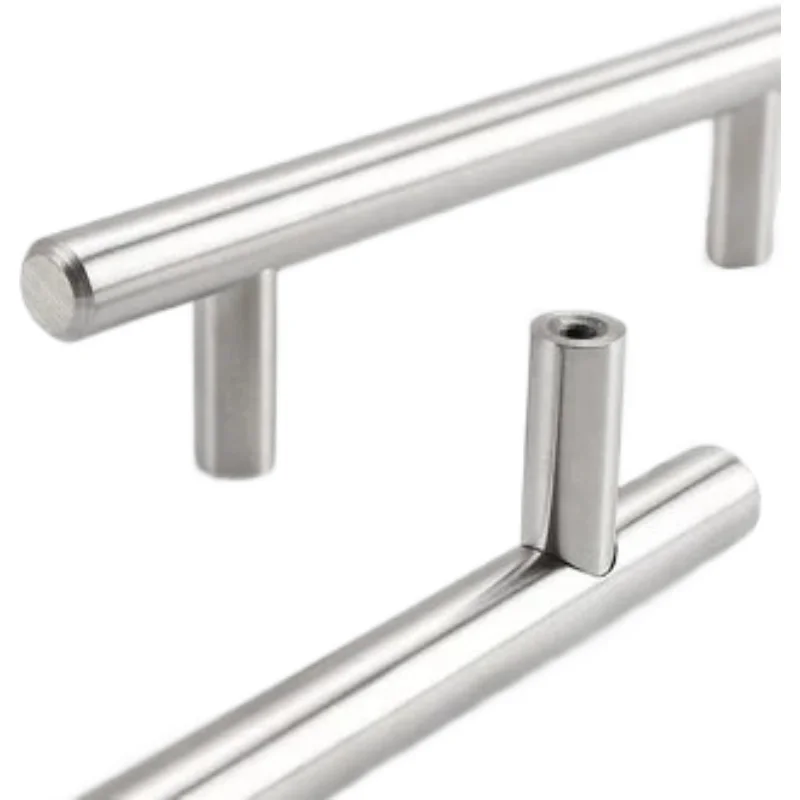 Stainless Steel Handles Diameter 12mm Kitchen Door Cabinet T Bar Straight Handle Pull Knobs Furniture Hardware knobs and pulls