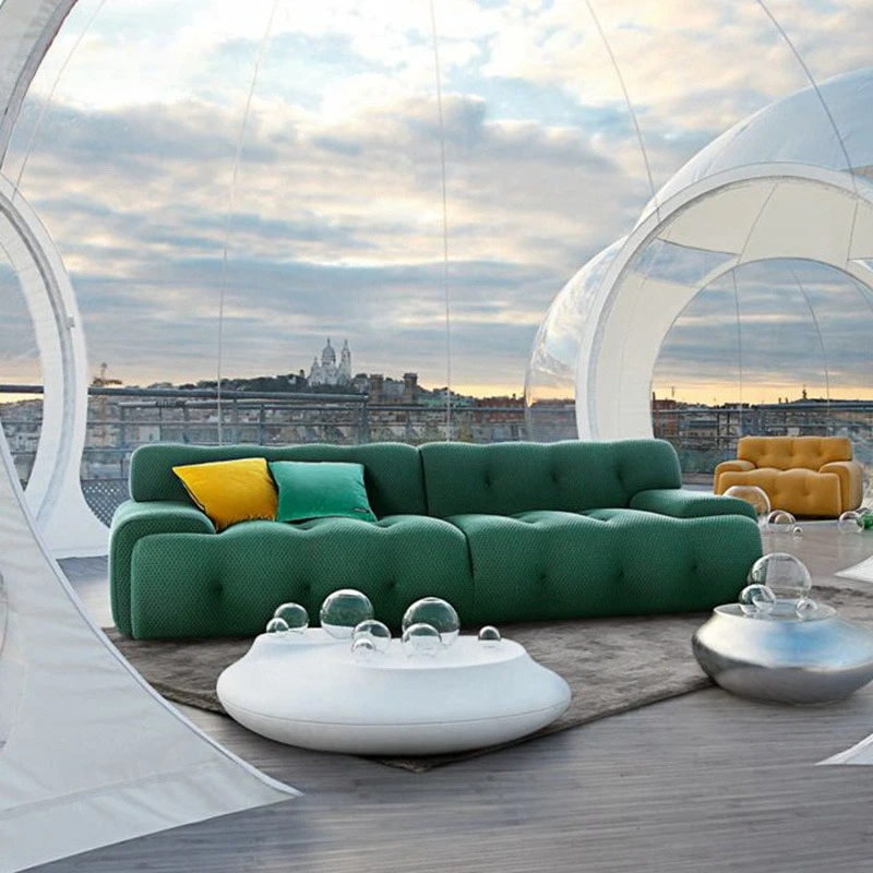 Sofa aus Stoff mit gerader Reihe