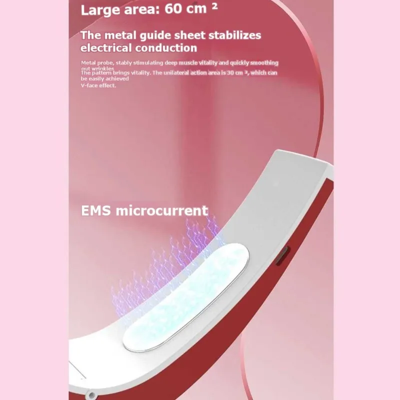 

【SHOP JOURNEY】Массажер для лица V-Line с красной и синей светотерапией — водонепроницаемый, портативный дизайн