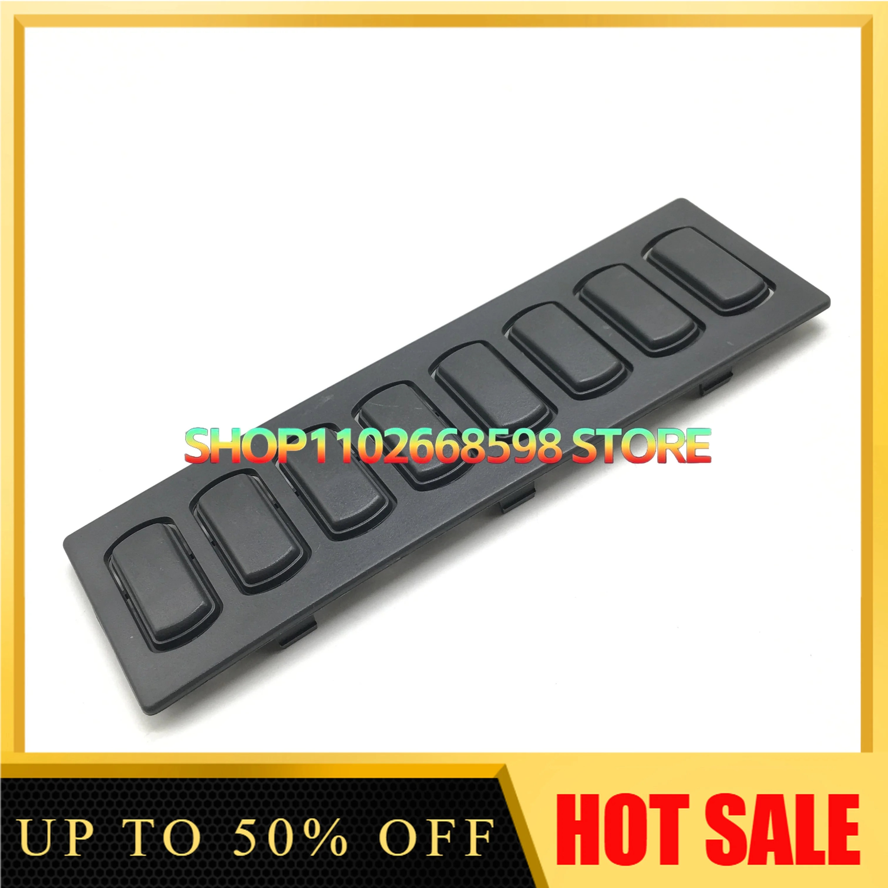 For E307 312 320C D Instrument Surface Cover Button Strip Decorative Button Board Excavator Accessories