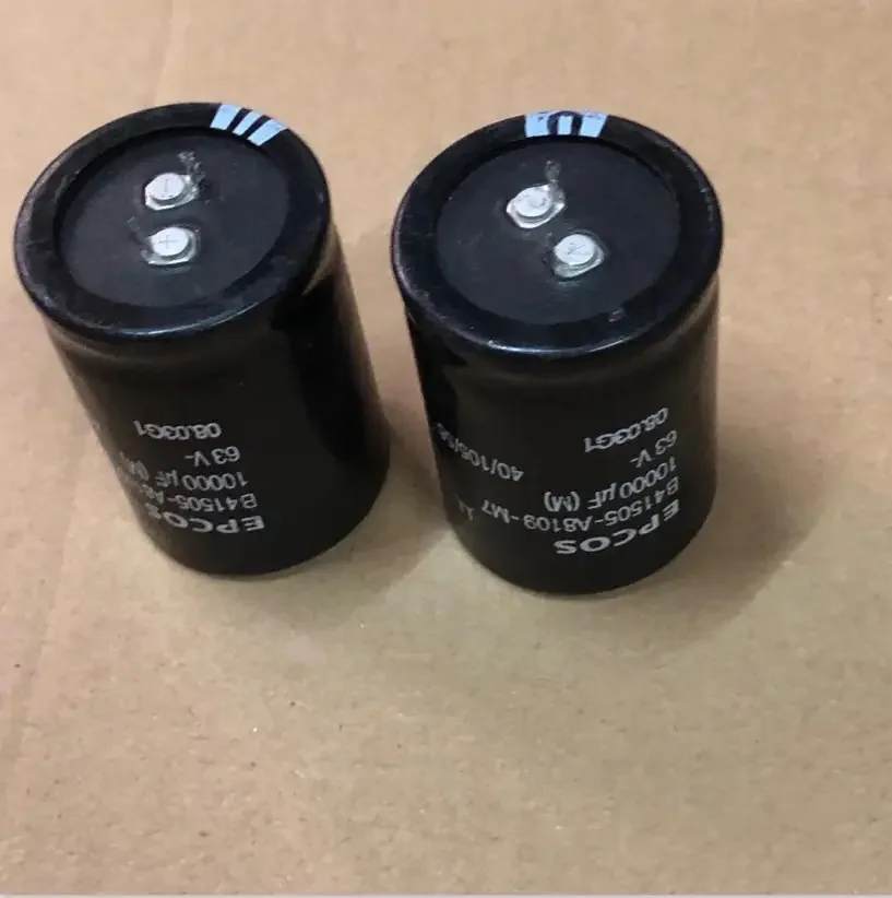 Capacitor eletrolítico, EPCOS e Siemens alemães, 35X50, Novo