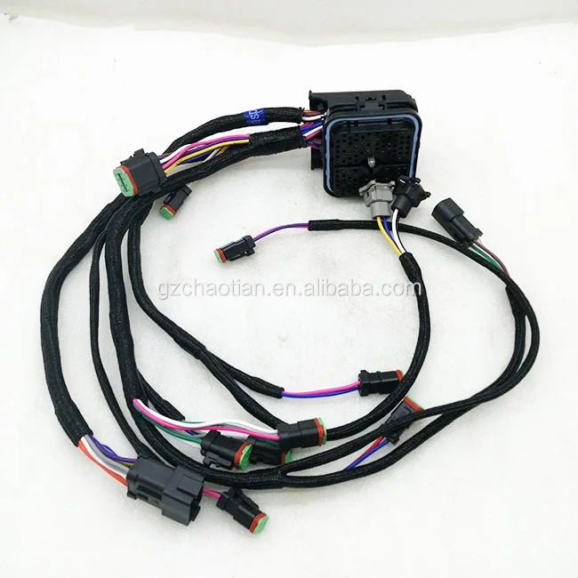 Original E324D E325D E329D Excavator Wire Harness 198-2713 CAT C7 Engine Wire Harness 1982713 Harness