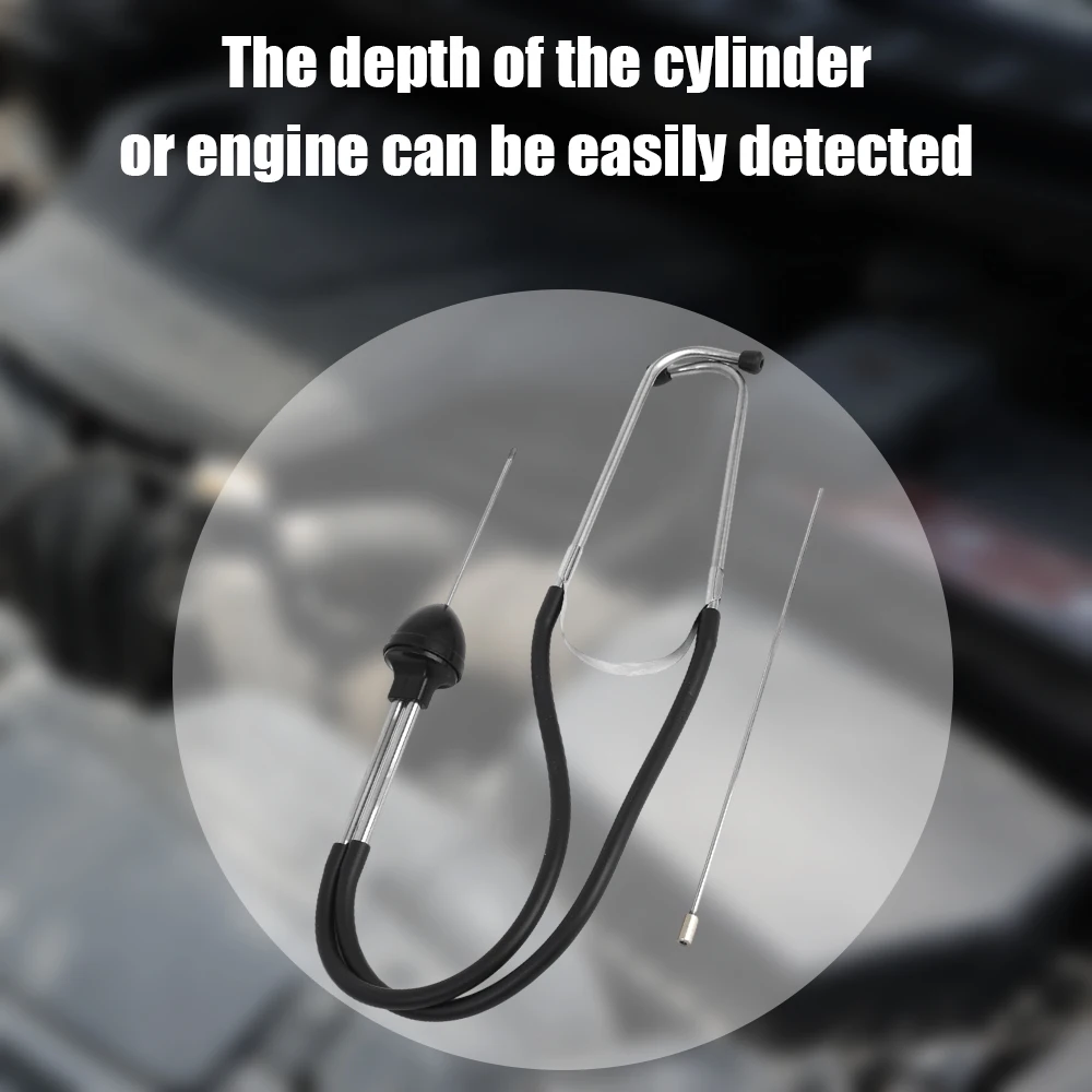 Cylinder Stethoscope Automobile Engine Abnormal Sound Judgment Internal Noise Detection Multimeter Test Punctured Wire Probe Rod