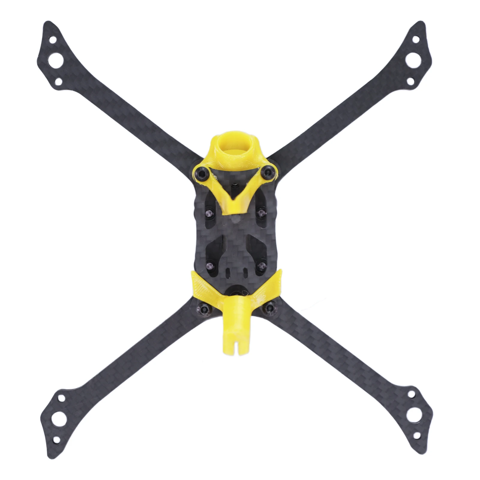 533 max 190mm 5 polegadas kit de quadro x-tipo dividido com braços 5mm fpv rc quadcopter drone para caddx vista polar nebula pro runcam link