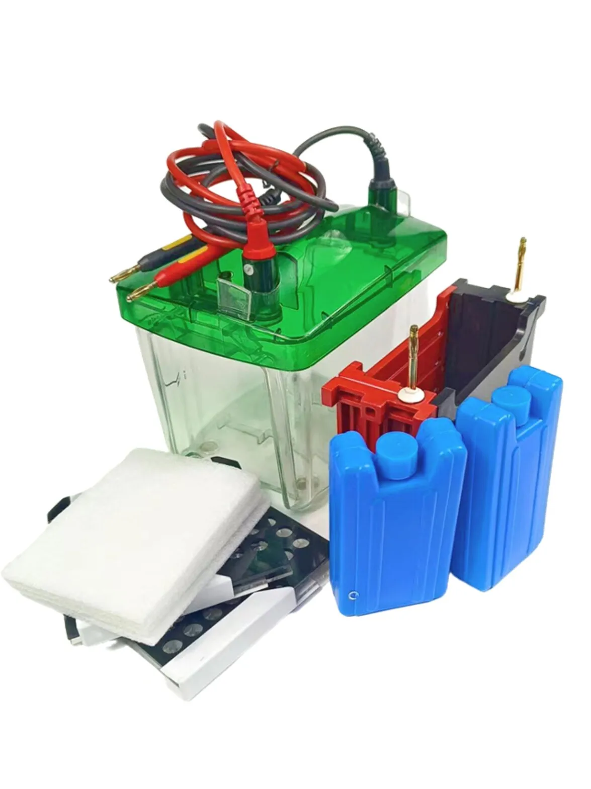 Small WB vertical electrophoresis tank, protein tank, transfer printing tank, glue making power supply 600