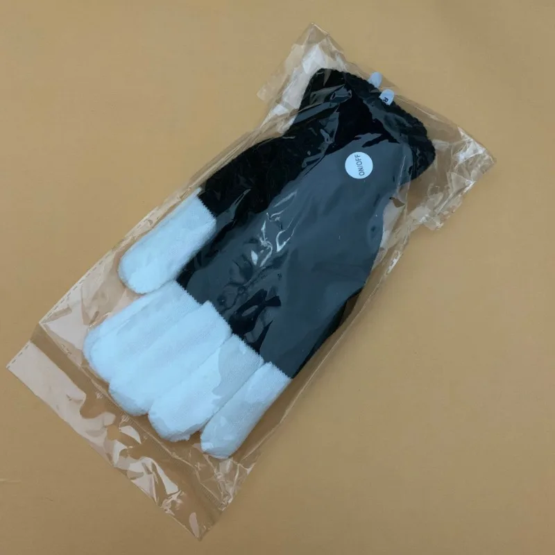 

Костюм для праздничных мероприятий, товары для вечеринок, новые 2 шт./1 пара легких светящихся перчаток, красочные светящиеся мигающие перчатки со скелетом на Хэллоуин